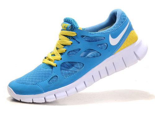 Nike Free Run 2 Womens & Mens (unisex) Sky Blue Yellow Us11 Us12 Outlet